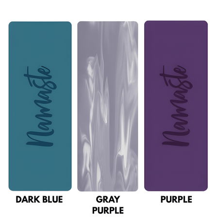 Sklisikker Yogamatte PU Natural Rubber 5mm | Profesjonell Premium Matte i Naturgummi og PU-skinn | Quality-Spa Fitness