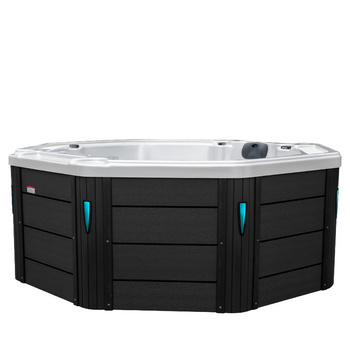 Dārza džakuzi SPA107 220x220 cm - grezna spa vanna 6 personām