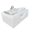 BAIGNOIRE SPA HYDROMASSANTE RECTANGULAIRE 150×84 CM 2 PLACES IRIS-933A blanc