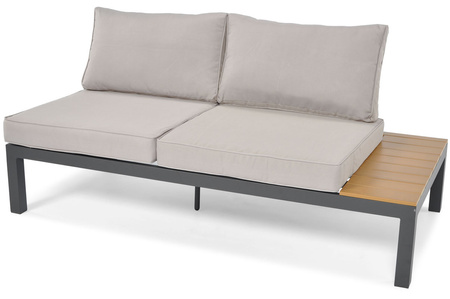 Narożnik ogrodowy aluminiowy BALI | aluminiowe meble ogrodowe, nowoczesny design, na taras i do ogrodu