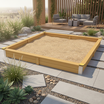 Пясъчник "City" TE332-3.0 - Голям и безопасен пясъчник за деца