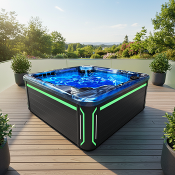 Garten-Whirlpool Wanne SPA743 220x220 cm – geräumige Entspannung für die ganze Familie