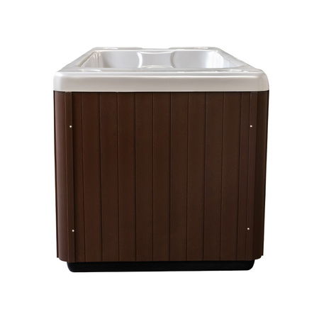 Vasca fredda Cold Tub Beringa 686 Bianco Perla con rivestimento color caffè – Crioterapia e recupero
