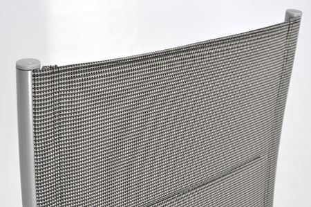 MODENA hopfällbar trädgårdsstol i aluminium - Silver