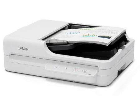 Epson WF DS-1730 A4/USB/30ppm/ADF Scanner - Escaneado de documentos de alta calidad en la oficina y en casa | Escáner ADF de alta velocidad con OCR y alta resolución de 600 ppp