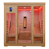 MO-RL4SL Infrapunasaun lamamistoolide ja soolakiviga | Wellness | Relax | Spa | Monteerimisvalmis | Skandinaavia stiilis
