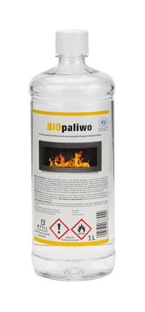 Biokuras biožidiniams 1 l - ekologiškas kuras be dūmų ir kvapo