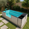 Piscina moderna AG-450 com acessórios – design exclusivo para o seu jardim