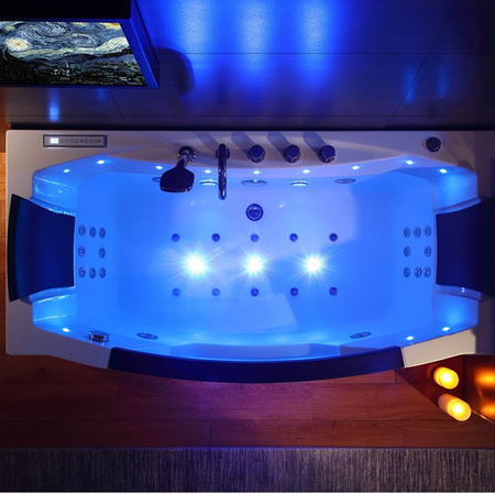 Спа вана с хидромасаж и нагревател | Jacuzzi | URAN 931 | 170x76 cm | Вътрешна вана | Вана за баня