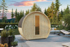 Outdoor sauna SUSI for 2-3 people with Harvia Vega sauna heater + freebies | cosmetics + sauna accessories | Finnish sauna | thermwood | Thermally Modified Wood