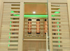 MO-RL4S XL Sauna de infrarrojos con piedra de sal | Wellness | Relax | SPA | Madera Natural | Madera Termotratada