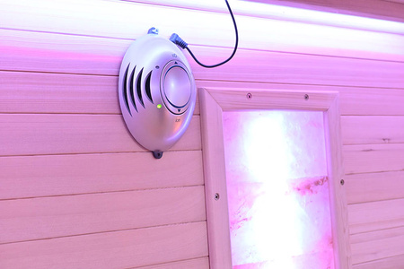 MO-RL4ST Sauna a infrarossi con pietra di sale + tormaline