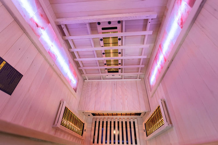 MO-RL1ST Sauna infravermelha com pedra de sal + turmalinas