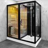 MO-1752B LEWA TRIO, tør sauna, dampsauna og brusekabine 180X110X223CM