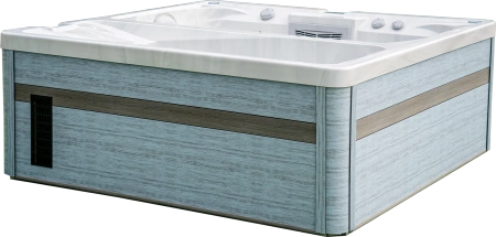 Luxurious Swim Spa – 3-person, dual-zone hot tub with cold water, perfect for relaxation and therapy