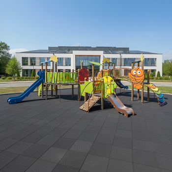 Igralište Playground complex „Steamlet 6” TE706 – golemi set s 6 tornjeva, brojnim toboganima (700–1500 mm) i penjačkim modulima, za najviše 8 djece, serija Fairytale Forest