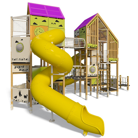 Parque infantil "Big City-15" TE940 – Moderno conjunto de jogo para crianças