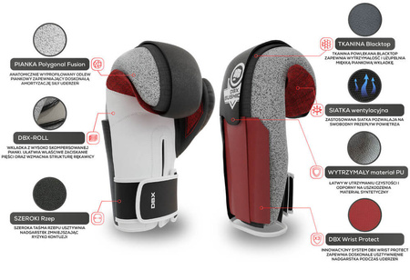 Боксови ръкавици със система ActivClima и Wrist Protect B-3W - 14 oz