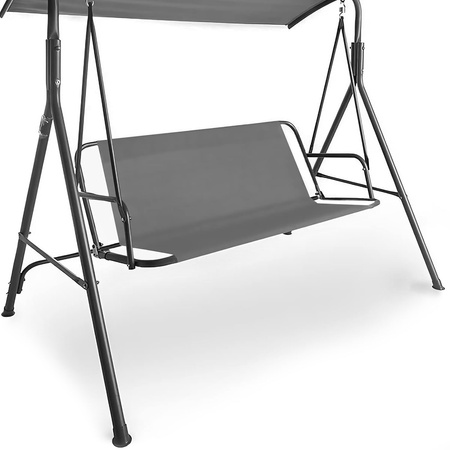 Trädgårdsgunga sittbotten 120x93 cm grå MultiGarden