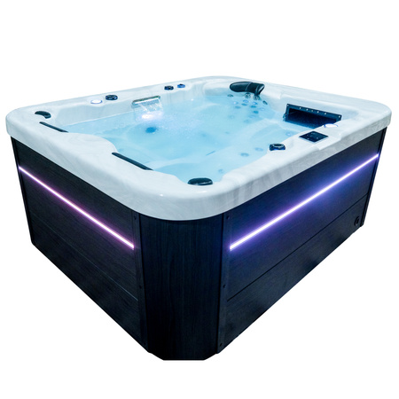 Whirlpool kopel za 2-3 osebe - sodobna zunanja kopel Balboa s funkcijo spa