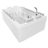 KARI 942 White Hydromassage Bathtub 180x120 cm – Modern SPA Bathtub for the Bathroom