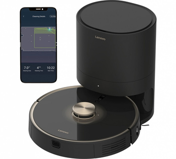 Lenovo Z1s PRO – robot aspirador 2 en 1 automático con navegación láser, función de fregado, vaciado automático del depósito y hasta 150 minutos de autonomía