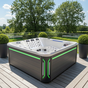 Záhradné jacuzzi vaňa SPA743 220x220 cm – priestranný relax pre celú rodinu