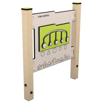 Educational Playground Board LK608: Learning Numbers, Counting, and Geometric Shapes