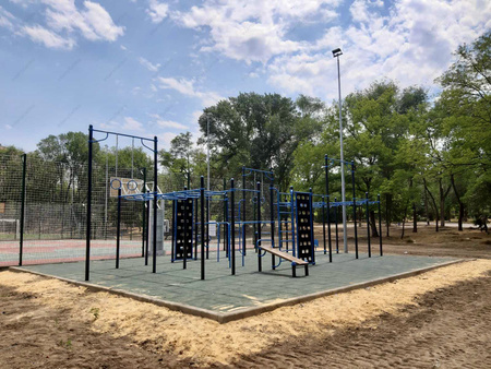 Outdoor Training Set S831.13 | Bars | Climbing Walls | Rings | Benches