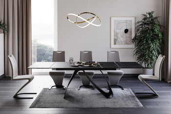 Diuna Ceramic table by Ossido Bruno