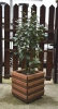 Handmade Wooden Outdoor Planter Box 59 cm – Rectangular, 30L, Solid Wood