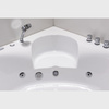 Whirlpool Tub SIGNA 635 White 150x150 cm – Elegance and Relaxation in Your Bathroom