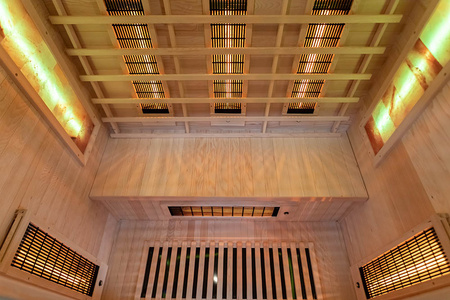 MO-RL3S infrapunasaun soolakiviga | Wellness | Relax | SPA | Modernne disain | Panoraamaklaasiga