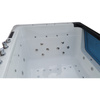 Tugela 913 black whirlpool bathtub 170x130 cm – designer corner SPA bathtub