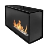 Colț încastrat la dreapta - BIO-EKO | Modern Smokeless Fireplace
