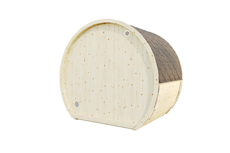 Außensauna SUSI für 2–3 Personen mit Harvia Vega Saunaofen + Gratisartikel | Kosmetik + Saunazubehör | Finnische Sauna | thermwood | Thermoholz