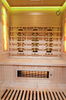 MO-RL3ST Infrarotsauna mit Salzstein + Turmalinen | Heimisches SPA | Montagefertig