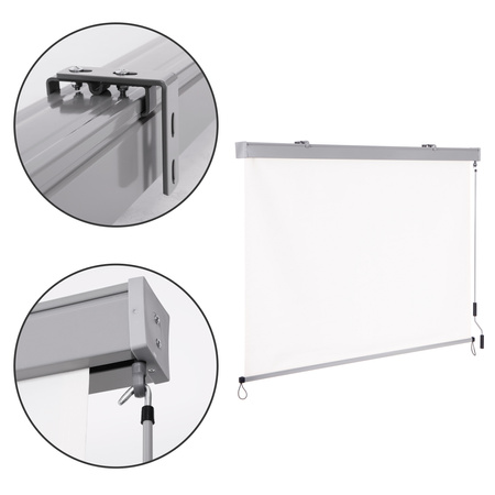 Vertical rulou copertină manivelă mâner balcon terasă foișor bej MultiGarden