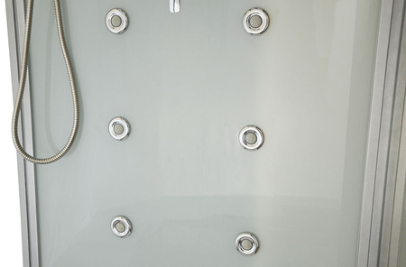 MO-1752W RIGHT TRIO, száraz szauna, gőz- és zuhanykabin 180X110X223CM | Családnak és barátoknak | Panoráma üveg