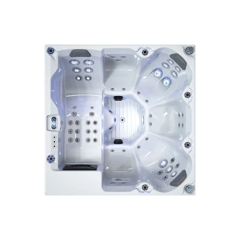 6-Person Outdoor Jacuzzi – Luxury SPA Hot Tub with Hydromassage