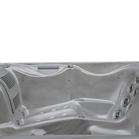 Dārza džakuzi SPA566 200x200 cm - luksusa spa vanna ar burbuļvannu dārzam un terasei