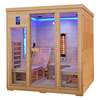 MO-RL4SL Infrapunasaun lamamistoolide ja soolakiviga | Wellness | Relax | Spa | Monteerimisvalmis | Skandinaavia stiilis