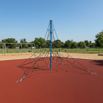 Piramida linowa 4 Lines 4m SE771.4 – Nowoczesna konstrukcja wspinaczkowa dla dzieci