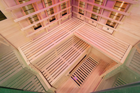 MO-EA3CR Infrared sauna | Modern Design | Thermo Wood