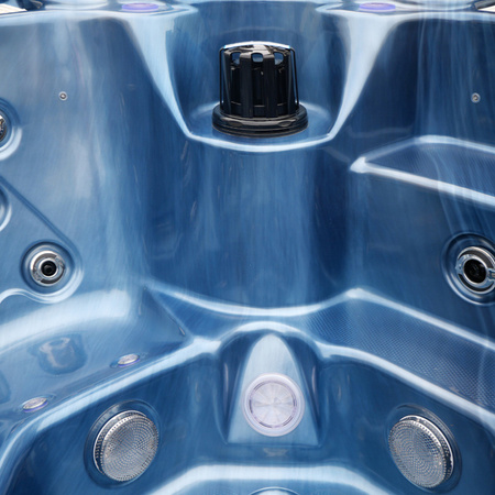 Jacuzzi de jardin SPA107 220x220 cm – baignoire SPA de luxe pour 6 personnes