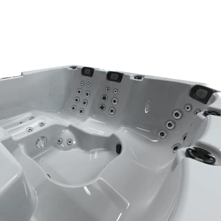 Jacuzzi exterior portátil para 6 personas con masaje – bañera SPA de lujo