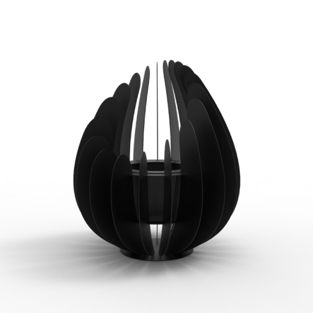 Tulip aiakamin - kaasaegne kamin aeda