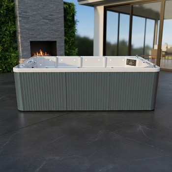 Lujoso Swim Spa acrílico de 4,5 m – bañera spa Balboa con hidromasaje, jacuzzi y piscina para nadar