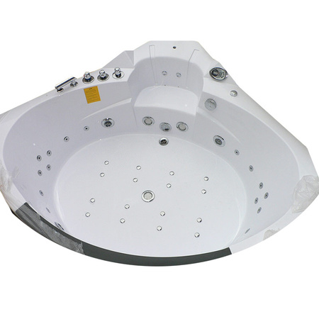 Hidromasāžas vanna ORINO 632A White 152x152 cm - Komfortabla spa vanna vannas istabā