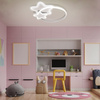 PLAFONNIER LED POUR ENFANTS ÉTOILES BLANCHES 60W + TÉLÉCOMMANDE DL-I05